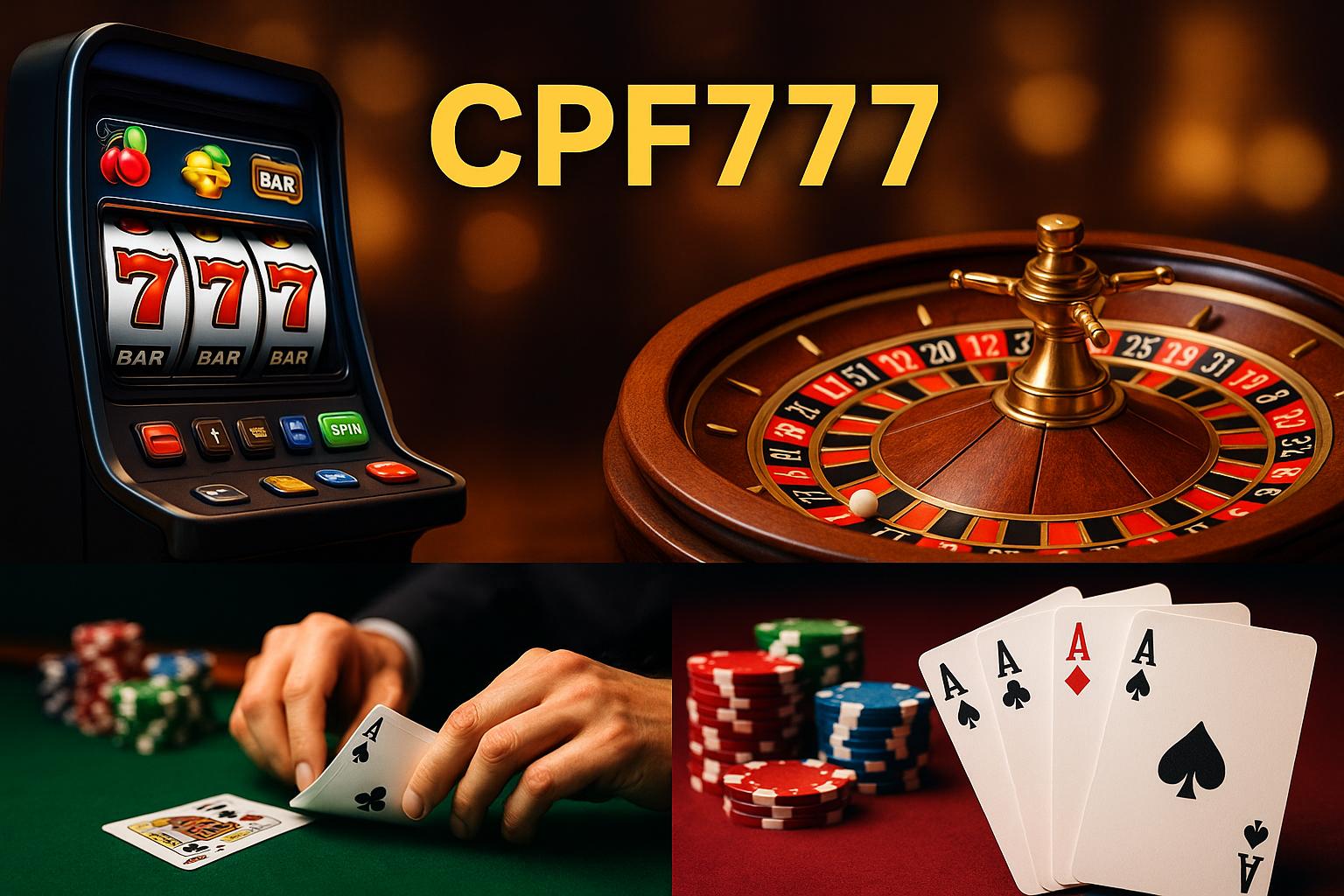 Jogos de cassino online inovadores e emocionantes na CPF777