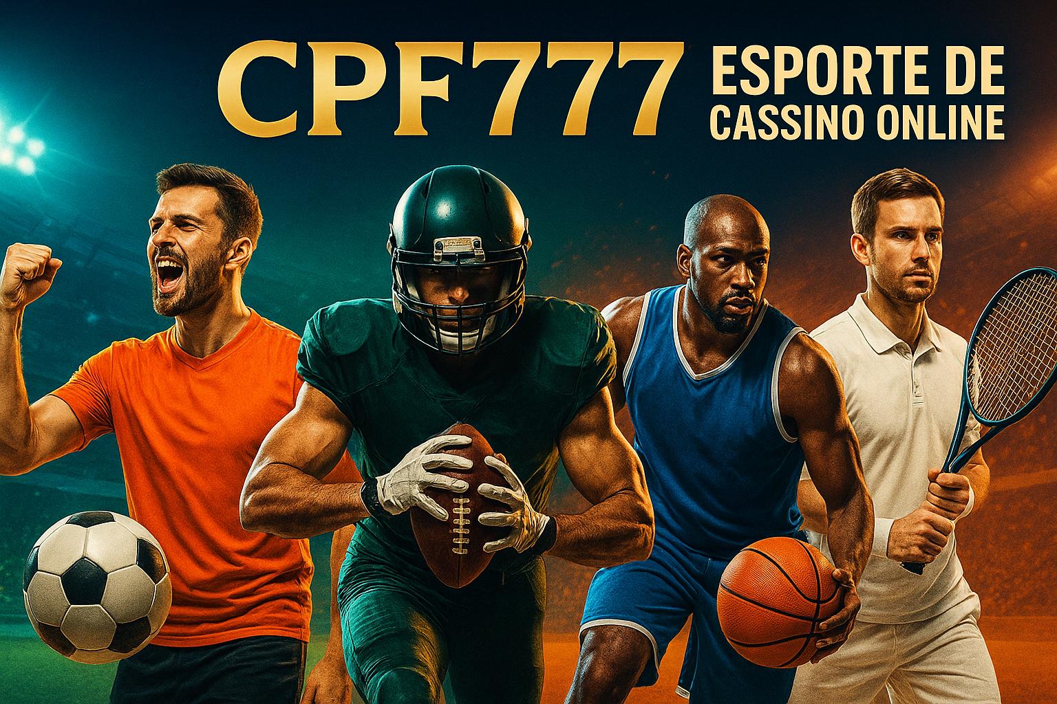 Apostas esportivas no cassino online CPF777